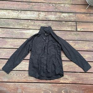 long sleeve black shirt size 18 brand van heusen